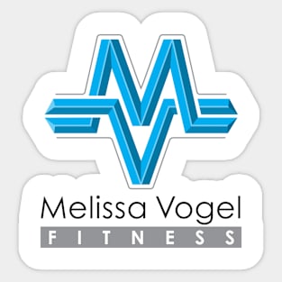 Melissa Vogel Fitness LOGO design Sticker